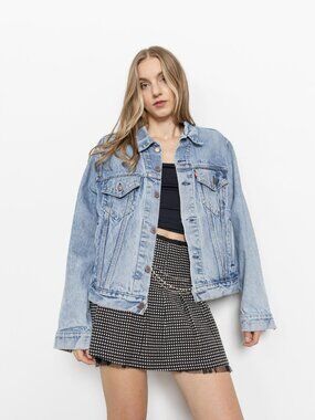 LEVI'S DENIM JACKET Vintage Jean 90's Oversize / Medium